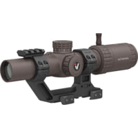 Vector Optics VictOptics S6 1-6x24 30mm Tube LPVO Rifle Scope w/ 1- Piece Extreme High Picatinny AR Mount Kit, Second Focal Plane