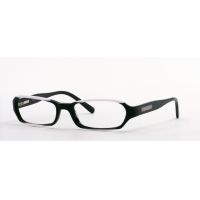 Versus Eyeglasses VR8045-603-5216 with No-Line Progressive Rx Prescription Lenses - Black - White - Black Frame w/ 52 mm Diameter Lenses
