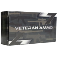 Veteran Ammo Defense 5.56x45mm NATO 62 Grain Full Metal Jacket (FMJ) Centerfire Pistol Ammunition