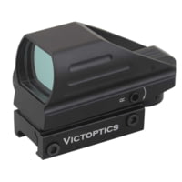 VictOptics 1x 22x33mm Red Dot Sight - 4 Reticles