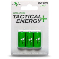 Viridian Weapon Technologies Tactical Energy+ CR123A Lithium Battery - 3-Pack