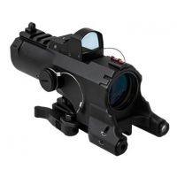 VISM ECO Prismatic 4X Scope w/Laser &amp; NAV LED