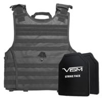 VISM Expert Plate Carrier Vest w/ Two Shooters Cut Hard PE Ballistic Panels