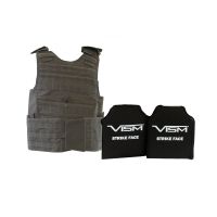 Vism Expert Plate Carrier Vest w/Two Rectangle Cut Soft Ballistic Panels