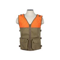 Vism Hunting Vest, Blaze Orange And Tan