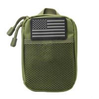 VISM Molle Utility Pouch With U.S. Patches