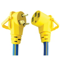 Voltec Industries 16-00504 30 50 Amp Right Angle E Zee Grip Adapter