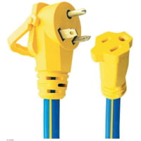 Voltec Industries 30A Male 15A Female Adapter With E Zee Grip