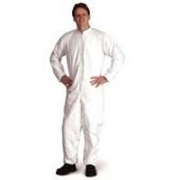 VWR Coveralls made with DuPont Tyvek IsoClean Material IC181SWH4XVD Coveralls With Elastic Ankles