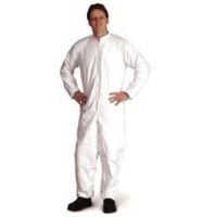 VWR Coveralls made with DuPont Tyvek IsoClean Material IC181SWHMDVD Coveralls With Elastic Ankles