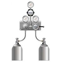 VWR SG-900 Semiautomatic Switchover Manifolds for Noncorrosive and Corrosive Gases 4702671 Chrome-Plated Brass Manifolds