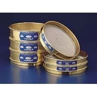 VWR Testing Sieves, 8 Brass Frame, Stainless Steel Wire Cloth 12BS8H Half Height