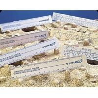 VWR White Plastic Ruler 56510-001