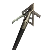 Wac Em Steel Hybrid 4-Blade Crossbow Broadhead w/ Free Strobing Fit Nock
