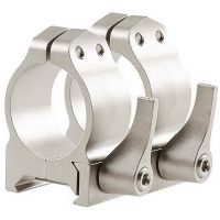 Warne Medium Quick Detach Rings w/Silver Finish 201LS