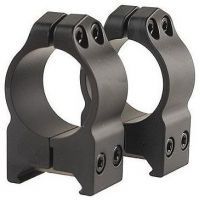 Warne 1in Permanently Attached Medium Scope Mount Rings