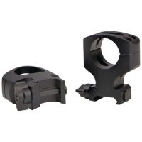 Warne MSR Flat Top Quick Detach 1 Inch 2 Piece Rings