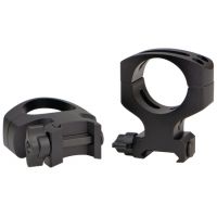 Warne MSR Flat Top Quick Detach 30mm 2 Piece Rings