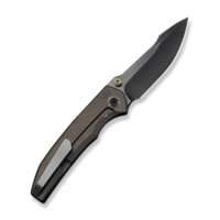 We Knife Co Ltd Ryson Thumb Stud Knife Bronze Titanium Handle 3.33inch Polished Gray Bohler M390 Blade