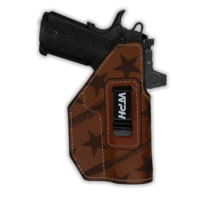 We the People Holsters Kimber Super Carry Custom Red Dot Optic Cut Independence Leather Iwb Slimfit Holster AE01637B