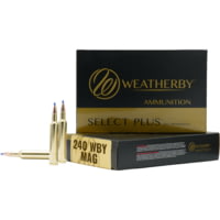 Weatherby Select Plus .240 Magnum 72 Grain Hammer Custom Brass Cased Centerfire Rifle Ammunition