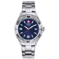 Wenger Brigade Men's Petrol Blue Sunray Dial w/ Stainless Steel Bracelet