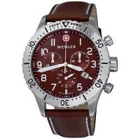 Wenger AGChrono Watch - Men's Water Resistant Stainless Steel Watch