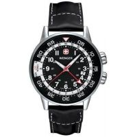 Wenger Commando Traveler Watches - Men's Black Stainless Steel Water Resistant Watch