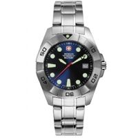 Wenger Sport 2 Mens Swiss Military Watch Watch - Blue Sunray Dial w/ Bracelet