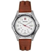 Wenger Standard Issue XL Watch - Men's Stainless Steel Water Resistant Swiss Army Watch