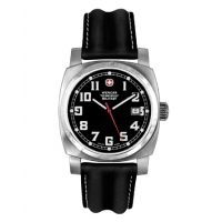 Wenger Swiss Military Retro Men's Black Dial w/ Black Strap Watch 72972