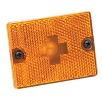 Wesbar 003338 Clearance/Side Marker Lights With Reflex Lens - Replacement Lens