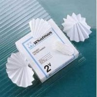 Whatman Grade No. 2V Folded Filter Paper, Whatman 1202-125, Pack of 100