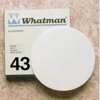 Whatman Grade No. 43 Quantitative Filter Paper, Ashless, Whatman 1443-185, Pack of 100