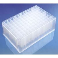 Whatman UNIPLATE Collection and Analysis Microplates, Whatman 7701-5102 Natural Polypropylene Plates, Round Bottom, Pack of 25