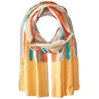 White Sierra Bug Free Gauzy Scarf - Printed