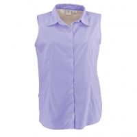 White Sierra Gobi Desert Sleeveless Shirt - Women's