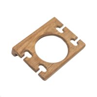 Whitecap Teak Glass &amp; Toothbrush Holder