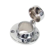 Whitecap Chain &amp; Rope Deck Pipe Hinged 1-1/2" Opening