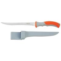 Wild Fish 7.5in Fillet Knife,420 Stainless Steel Blade,Rubber Sure-Grip Handle