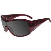Wiley X Stomp Sun Glasses SSSTO03 Gloss Red Leopard/Smoke