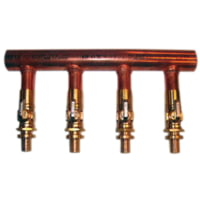 Willow Springs CX1005012VPEX Pex Crimp Mini Ball Valve Manifold 1in x 1/2in.12 Loop