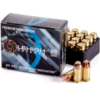 Lehigh Defense Xtreme Defense .380 ACP 68 Grain Fluid Transfer Monolithic Brass Cased Centerfire Pistol Ammunition