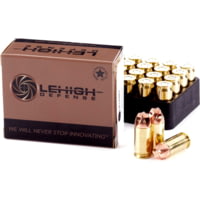 Lehigh Defense Xtreme Defense .45 ACP 135 Grain Fluid Transfer Monolithic Brass Cased Centerfire Pistol Ammunition