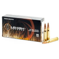 Wilson Combat Lehigh Defense CC .308 Winchester 125 Grain Hollow Point Frangible Brass Cased Rifle Ammunition