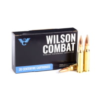 Wilson Combat Sierra Matchking .308 Winchester 168 Grain Hollow Point Boat Tail Brass Cased Rifle Ammunition