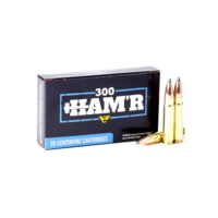 Wilson Combat Speer 300 HAM'R 150 Grain Boat Tail Spire Point Brass Cased Rifle Ammunition