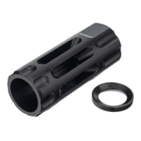 Wilson Combat TRQCOMP1/2X28 Q-Comp Muzzle Brake 1/2x28 Tpi Steel Black Melonite