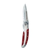 Winchester Knives 2.25in Wood Clip Serrated Folding Knife