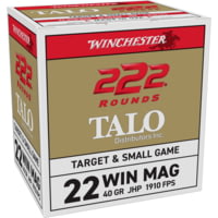 Winchester .22 Winchester Magnum Rimfire 40 Grain Lead Hollow Point Rifle Ammunition
